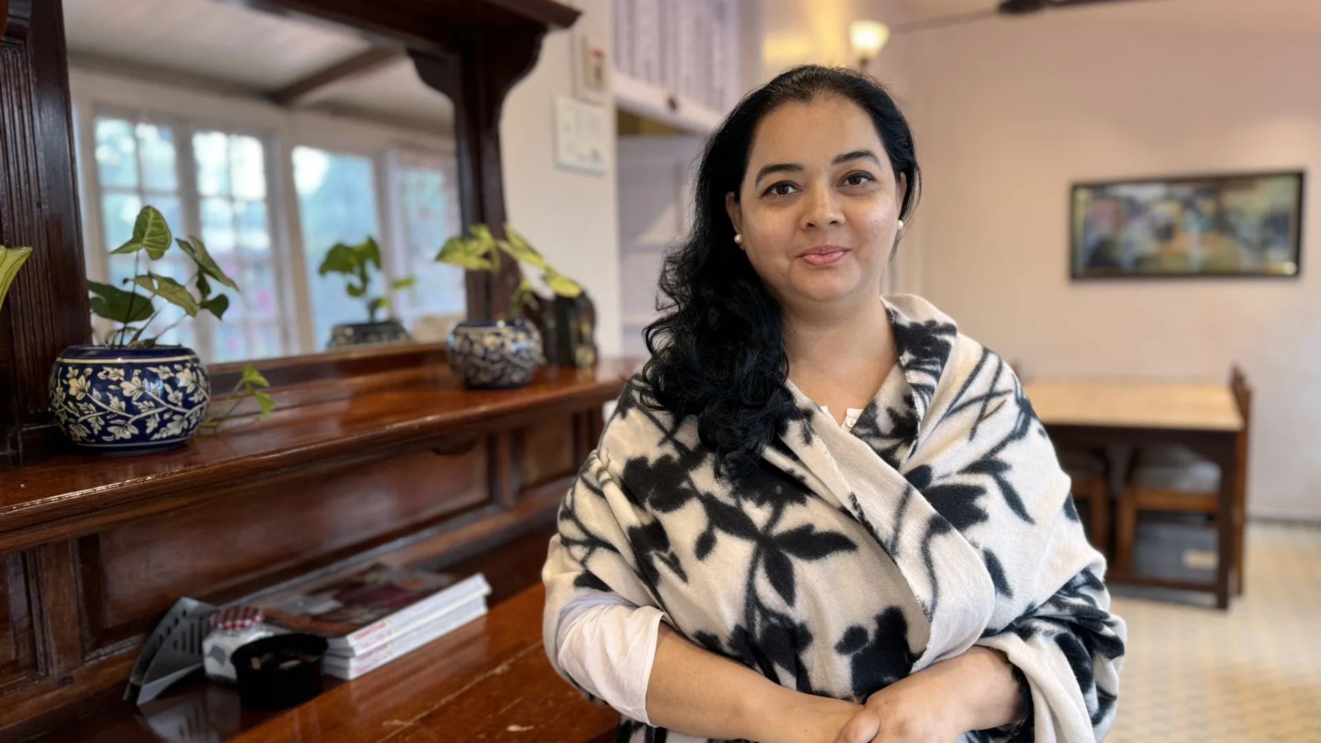 Suchitra Inamdar in her office